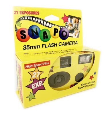Retro Disposable Camera 35mm with Custom Color Box Packaging