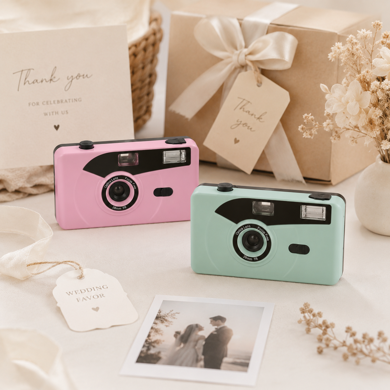 LINK-SHINE SMART Compact Disposable 35mm Film Camera for weddings/gifts