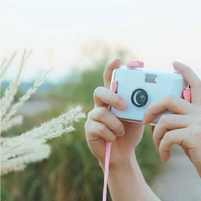 LINK-SHINE SMART Retro Reusable 35mm Film Camera for Kids & Underwater