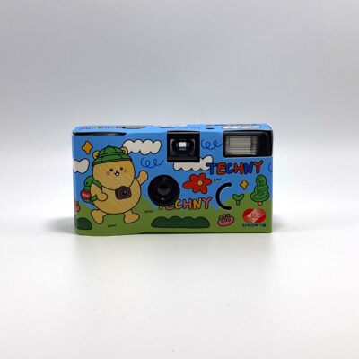 LINK-SHINE SMART 35mm Disposable Camera  with Flash and Custom Sleeves