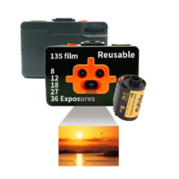 LINK-SHINE SMART Novelty Reusable 35mm Film Camera with Flash for Gifts & Kids