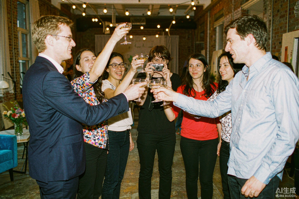 Company party captured on film